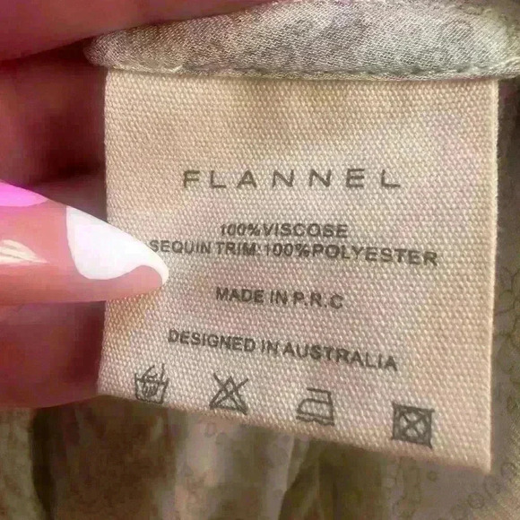 FLANNEL Gorgeous Maxi Dress Size S/M - Picture 2 of 9